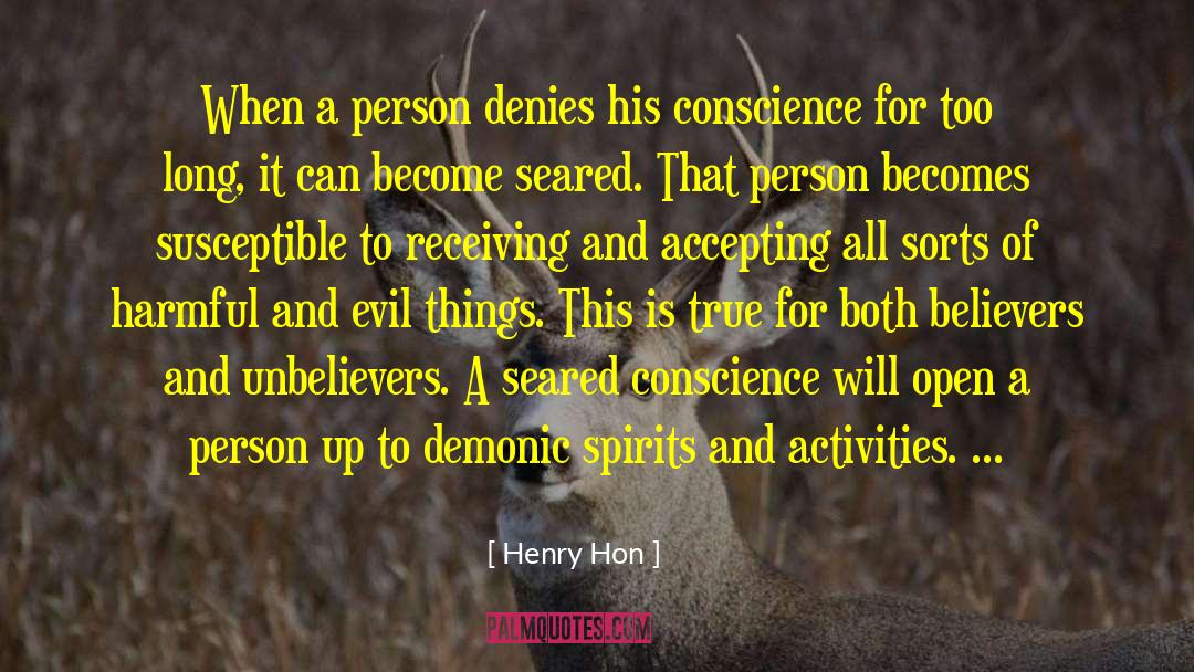 Clear Conscience quotes by Henry Hon