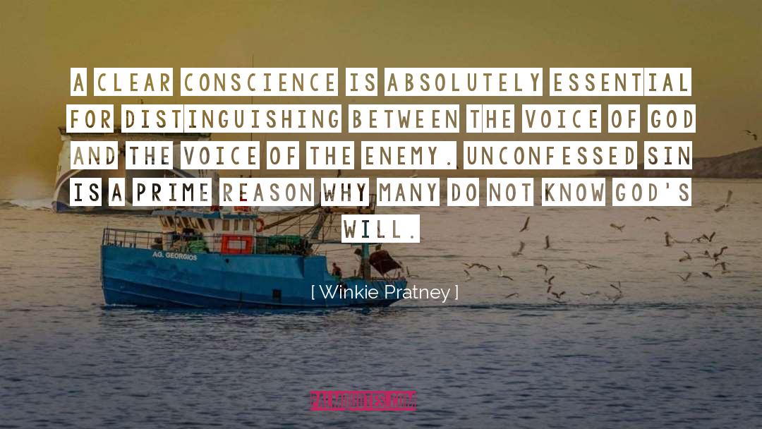 Clear Conscience quotes by Winkie Pratney