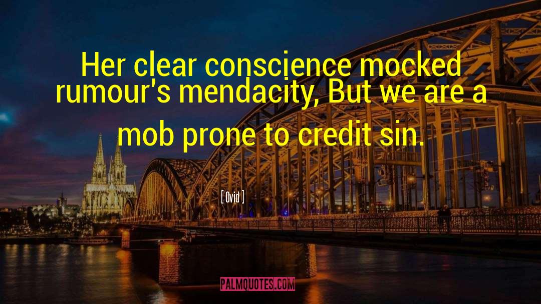 Clear Conscience quotes by Ovid