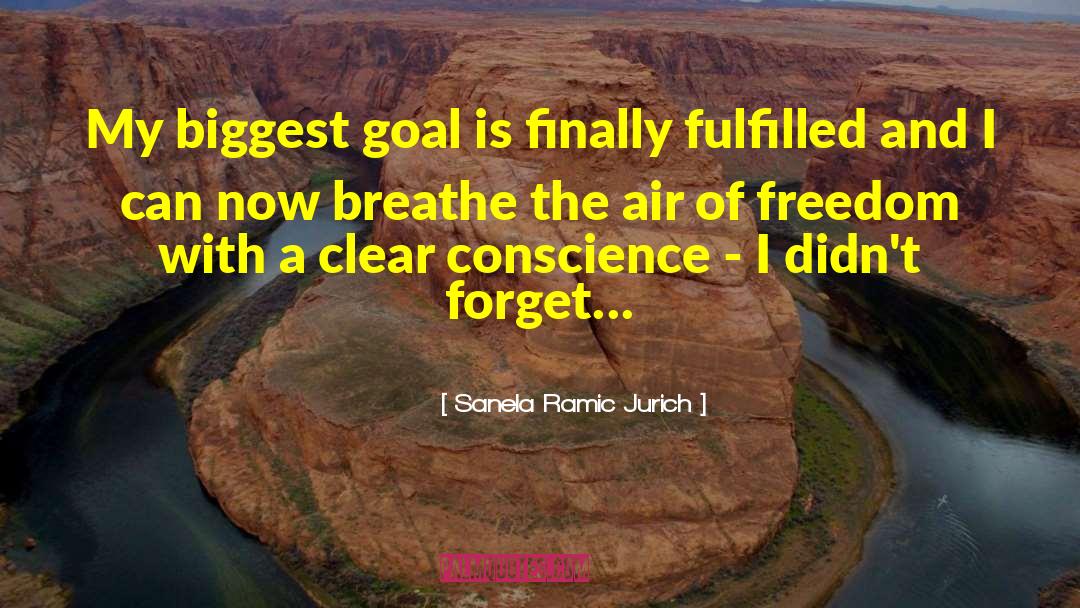 Clear Conscience quotes by Sanela Ramic Jurich