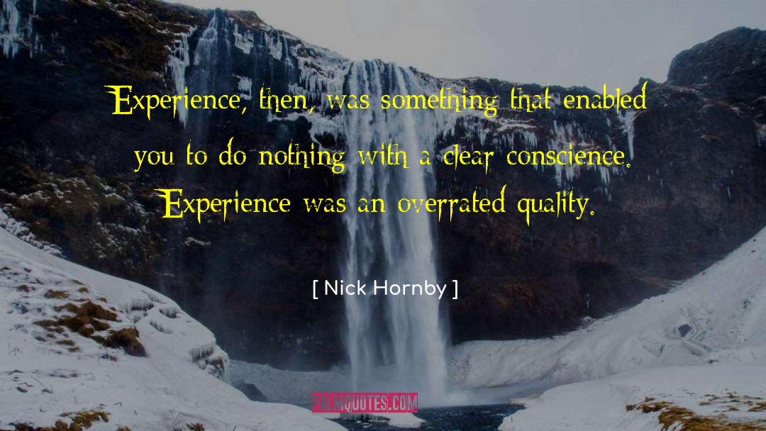 Clear Conscience quotes by Nick Hornby
