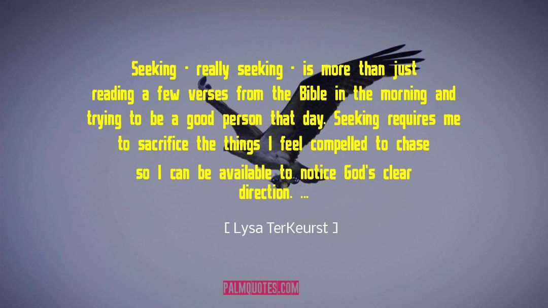 Clear Direction quotes by Lysa TerKeurst