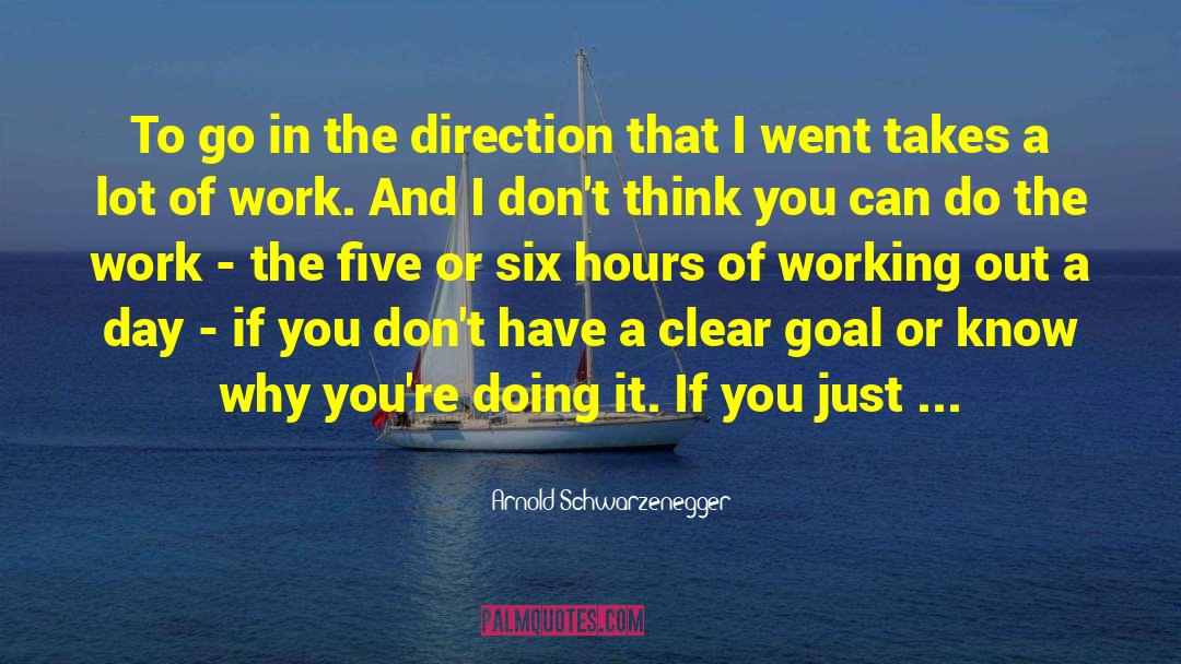 Clear Goals quotes by Arnold Schwarzenegger