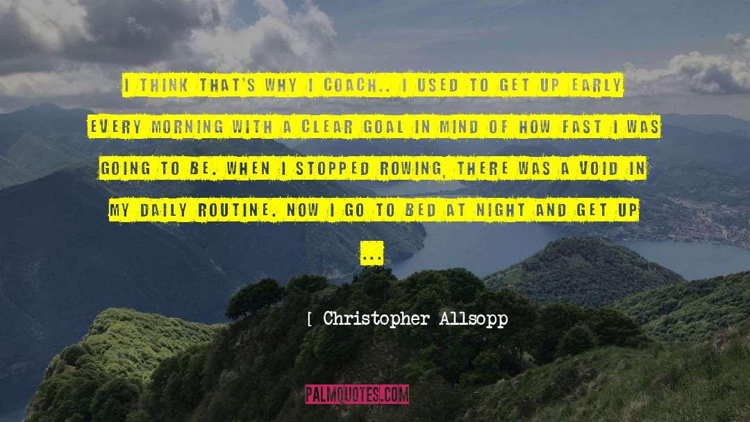 Clear Goals quotes by Christopher Allsopp