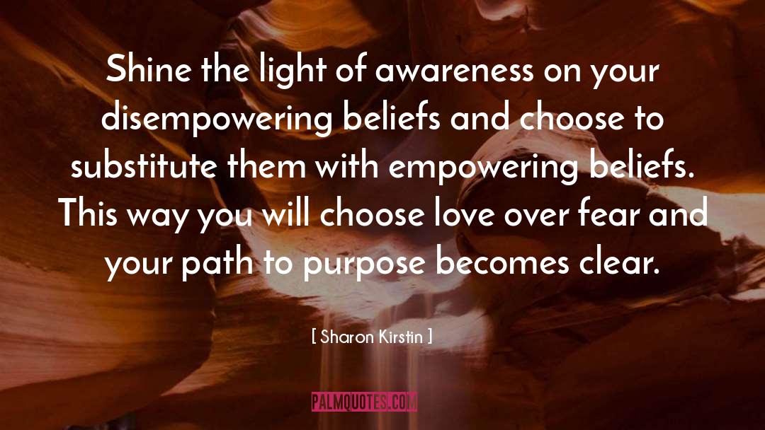 Clear quotes by Sharon Kirstin