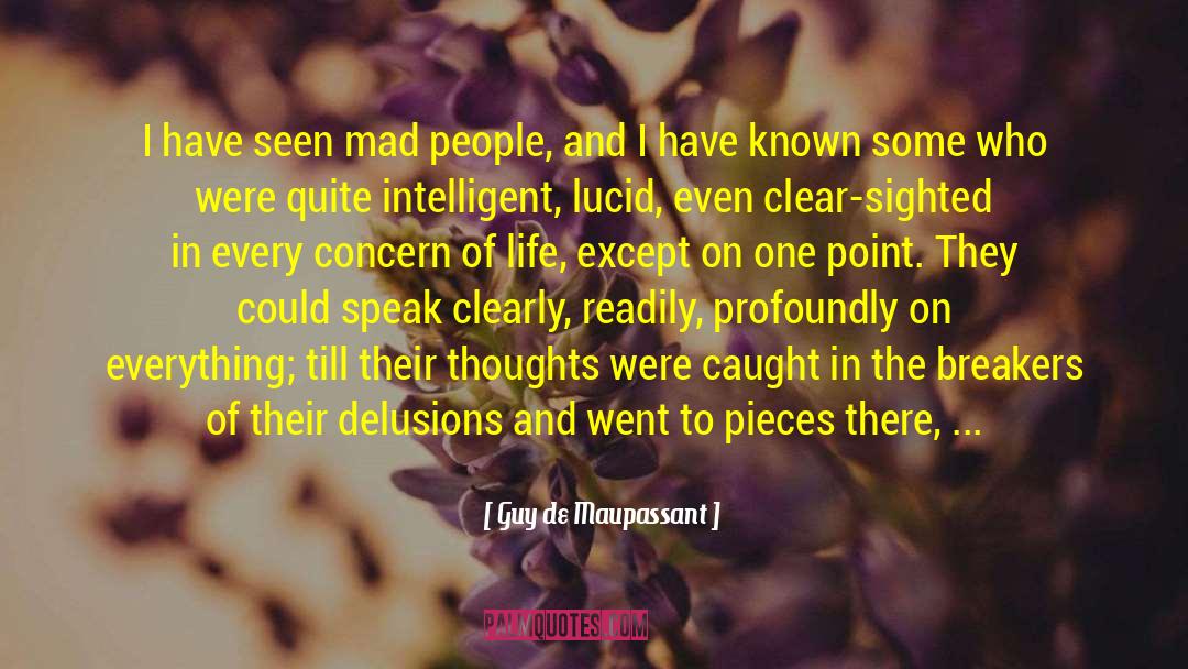 Clear Sighted Inspections quotes by Guy De Maupassant