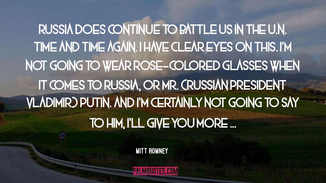 Clear View quotes by Mitt Romney