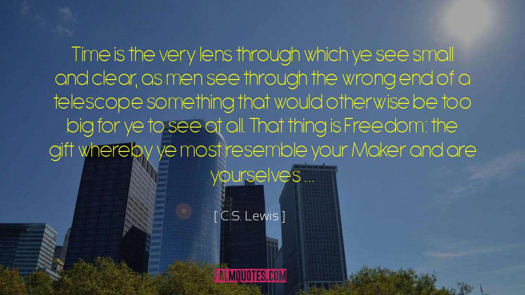 Clear Vision quotes by C.S. Lewis
