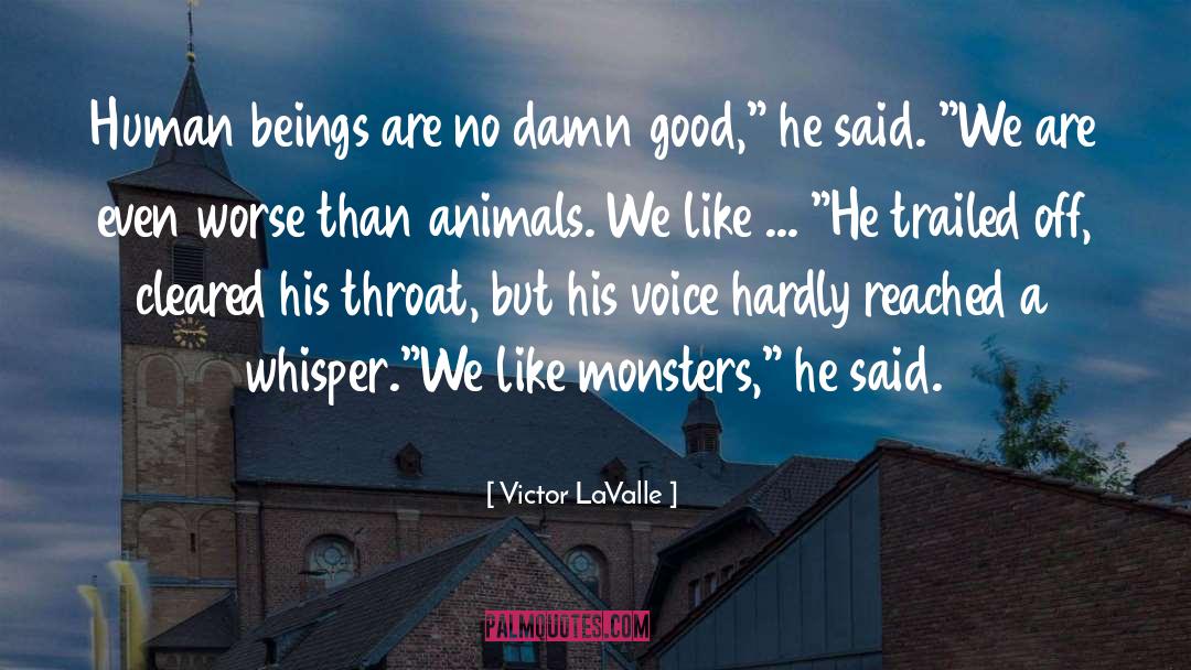 Cleared quotes by Victor LaValle