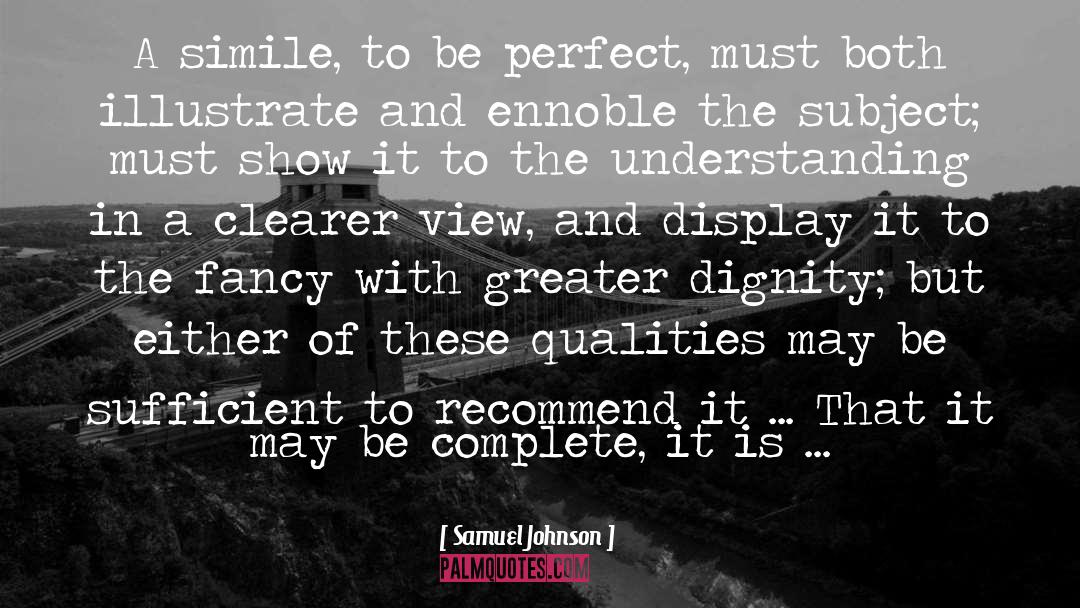Clearer View quotes by Samuel Johnson