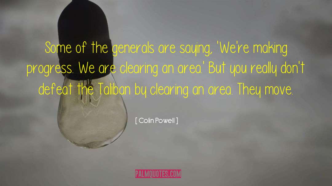 Clearing quotes by Colin Powell