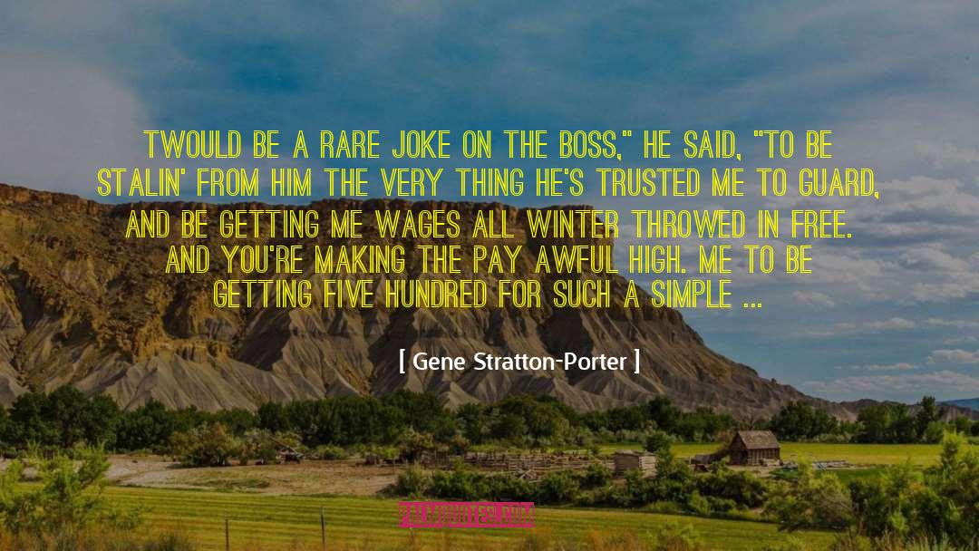 Clearing quotes by Gene Stratton-Porter