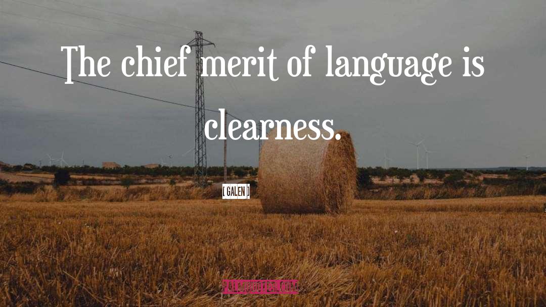 Clearness quotes by Galen