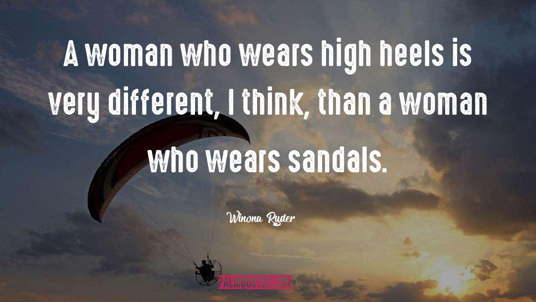 Cleated Sandals quotes by Winona Ryder