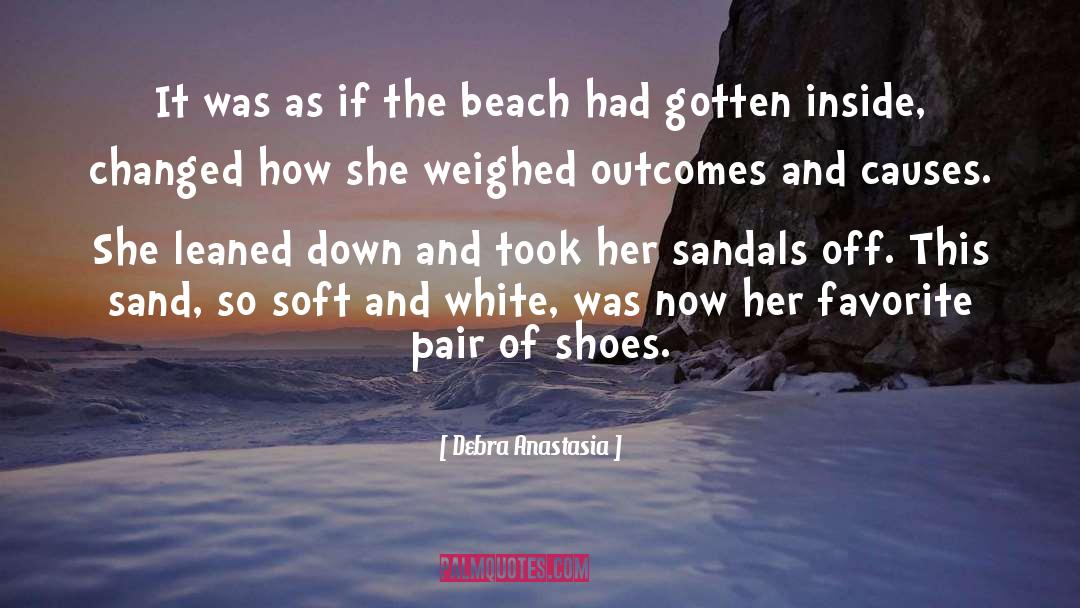 Cleated Sandals quotes by Debra Anastasia