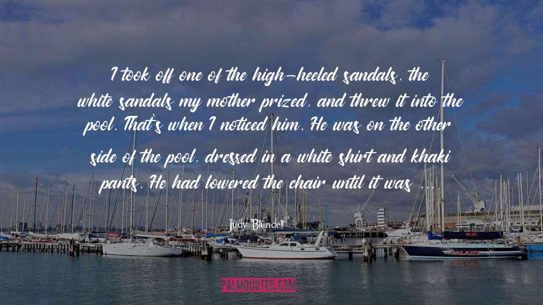 Cleated Sandals quotes by Judy Blundell