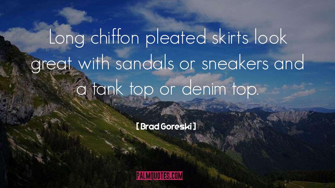 Cleated Sandals quotes by Brad Goreski