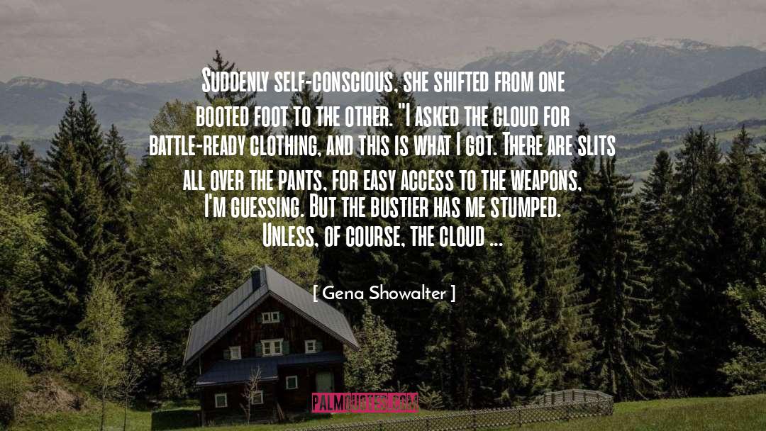 Cleavage quotes by Gena Showalter