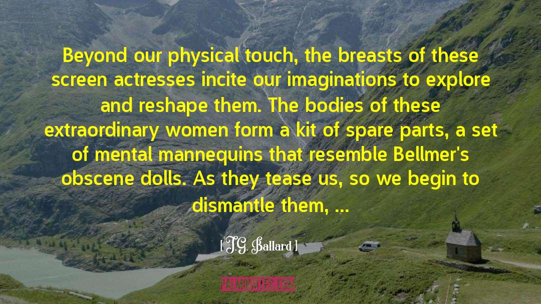 Cleavage quotes by J.G. Ballard