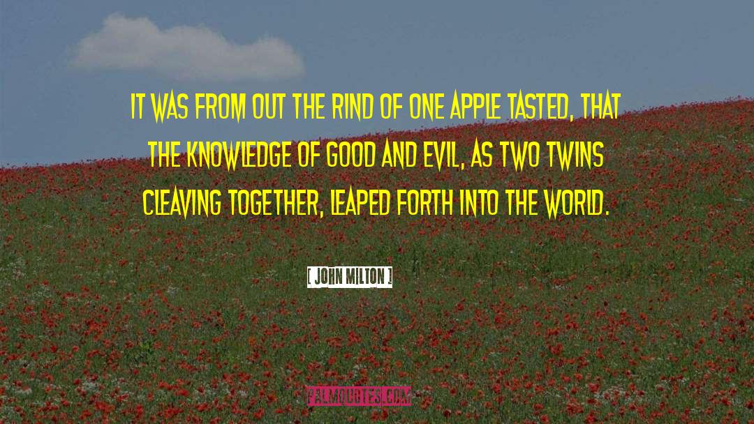 Cleaving quotes by John Milton