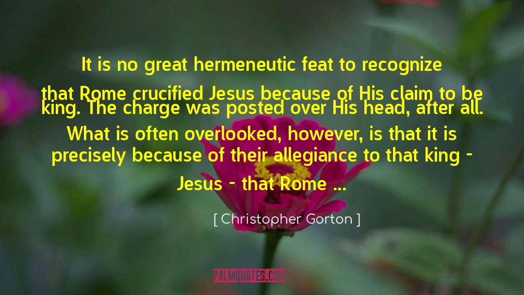 Clement Of Rome quotes by Christopher Gorton