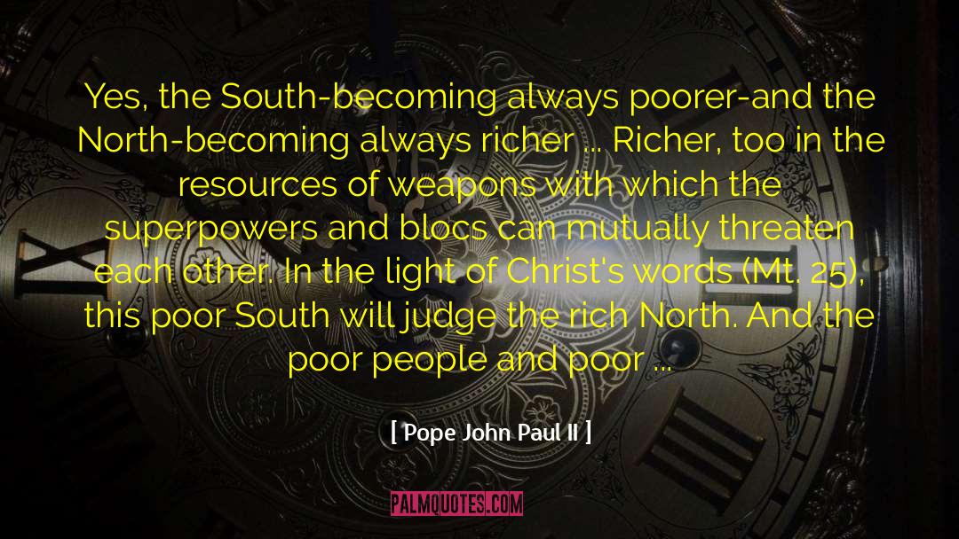 Clementz North quotes by Pope John Paul II