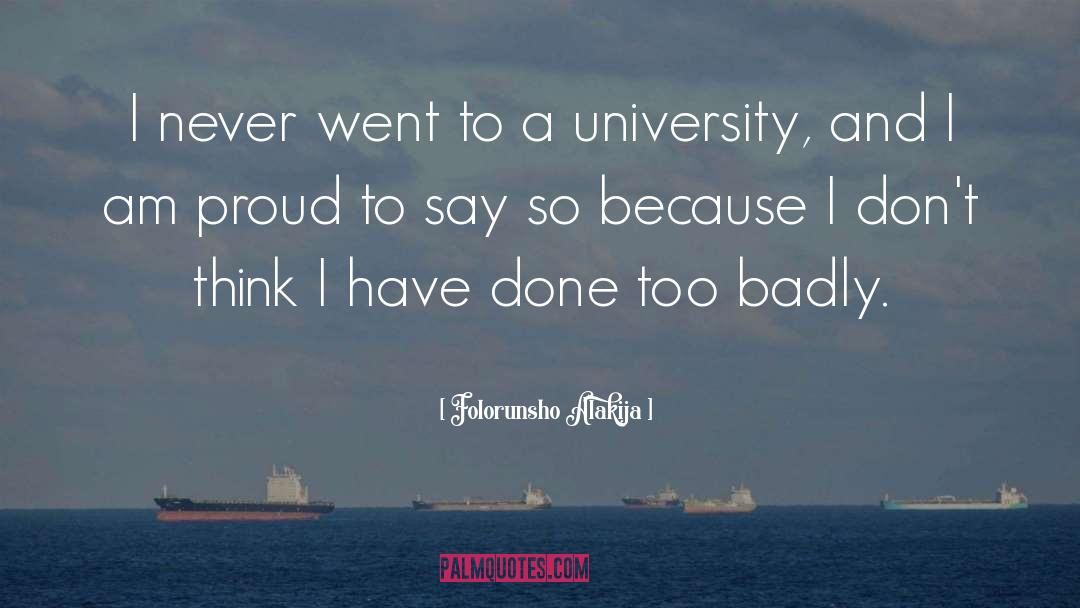 Clemson University quotes by Folorunsho Alakija