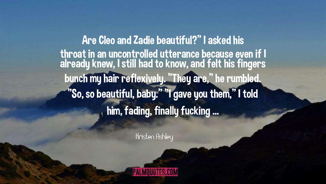Cleo And Sterling quotes by Kristen Ashley