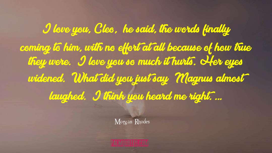 Cleo quotes by Morgan Rhodes