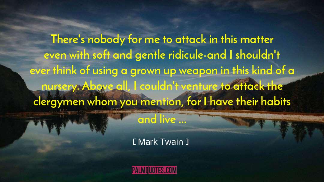 Clergymen quotes by Mark Twain