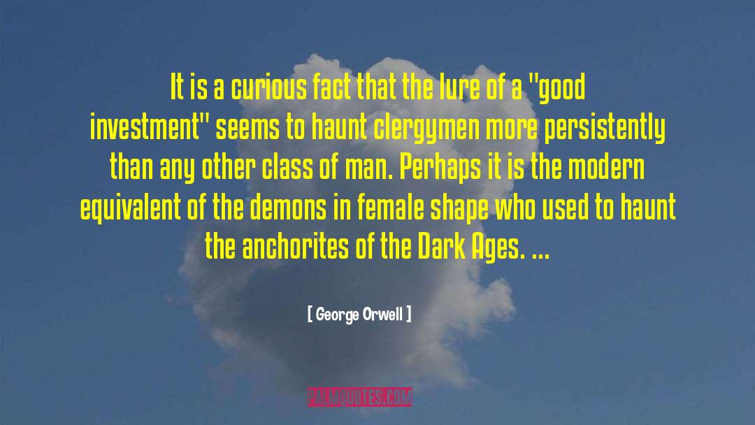 Clergymen quotes by George Orwell