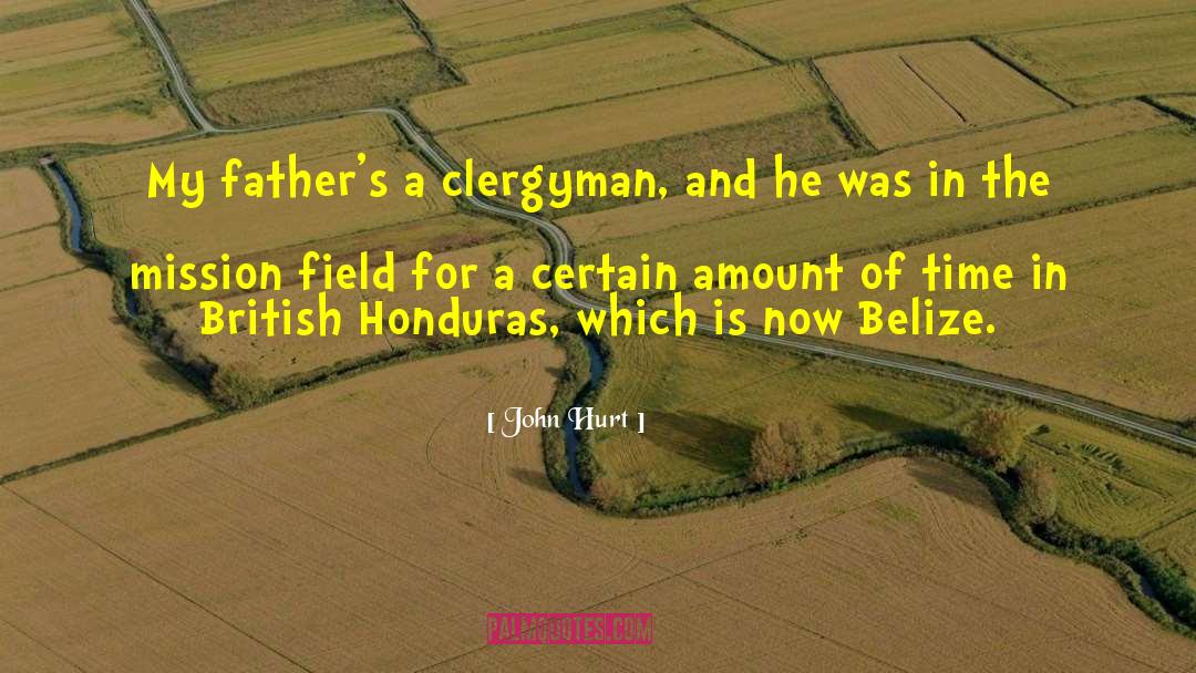 Clergymen quotes by John Hurt