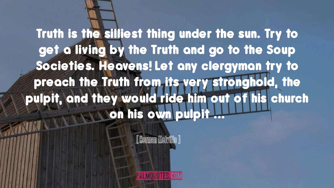 Clergymen quotes by Herman Melville