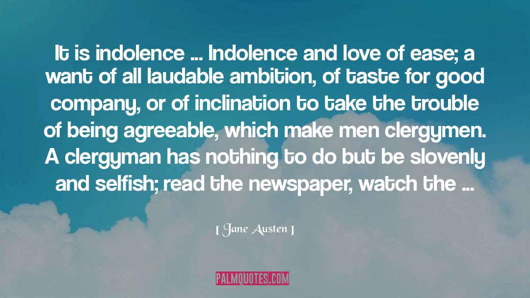 Clergymen quotes by Jane Austen