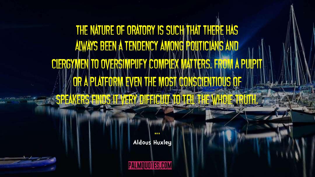 Clergymen quotes by Aldous Huxley