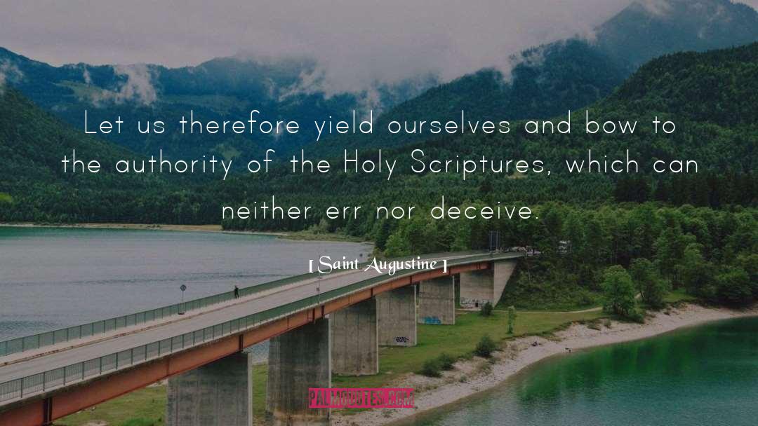 Clerical Authority quotes by Saint Augustine