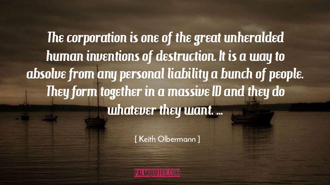 Clerisy Corporation quotes by Keith Olbermann