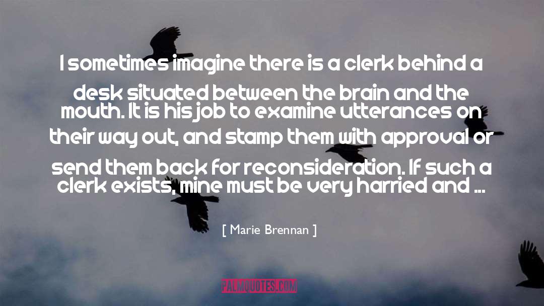 Clerk quotes by Marie Brennan