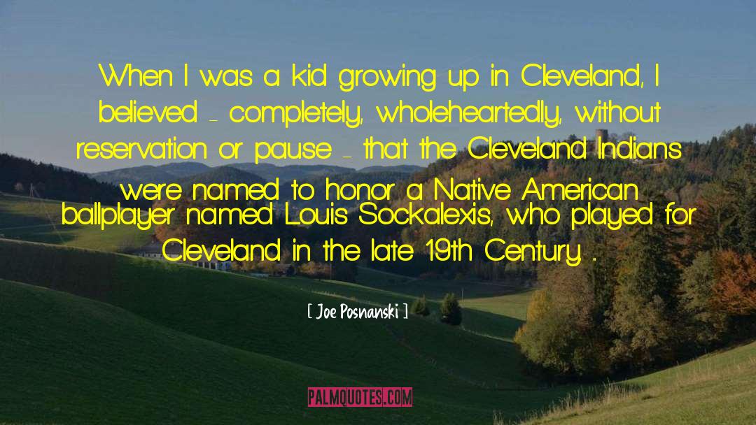 Cleveland Indians quotes by Joe Posnanski