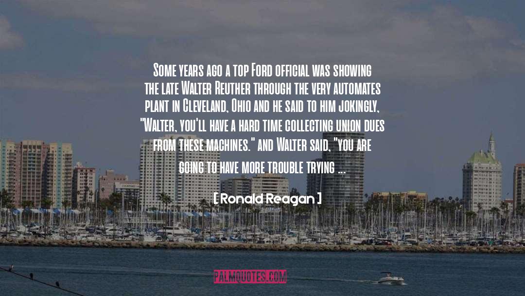 Cleveland quotes by Ronald Reagan