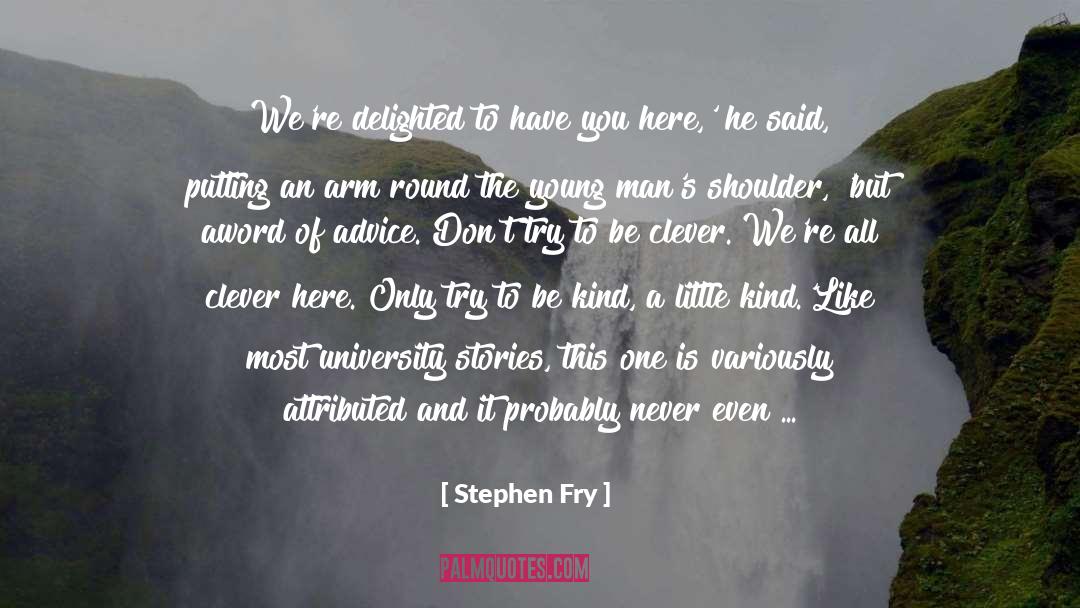 Clever Archery quotes by Stephen Fry