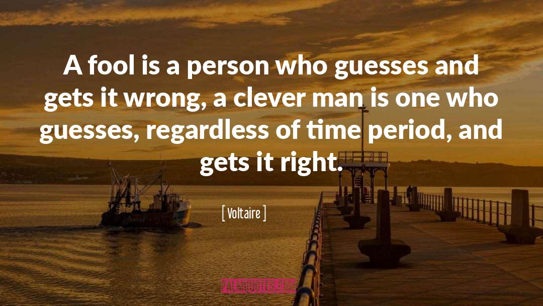 Clever Man quotes by Voltaire