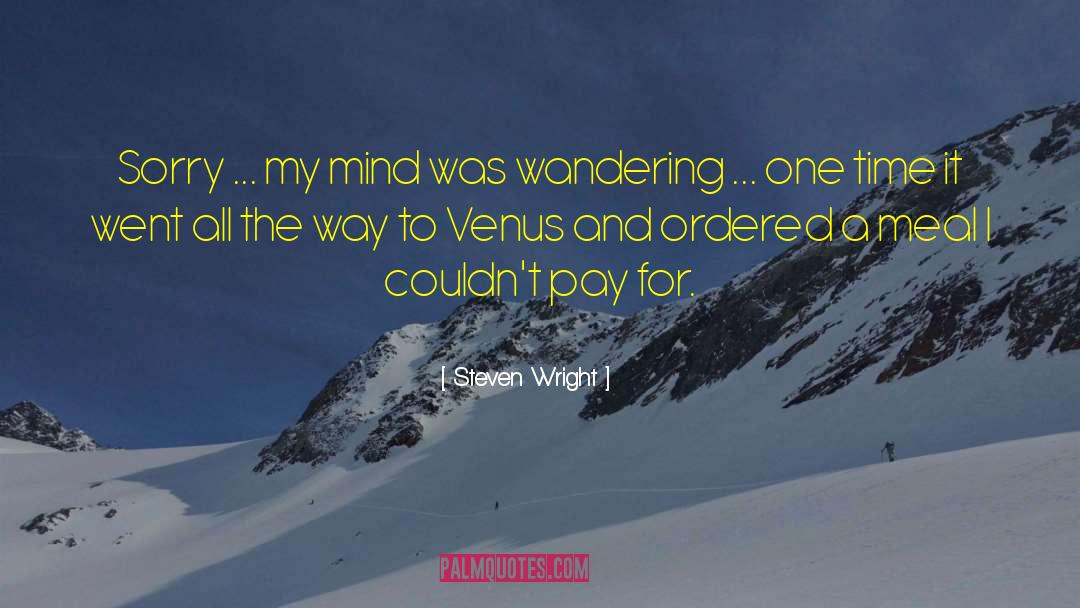 Clever Meals quotes by Steven Wright