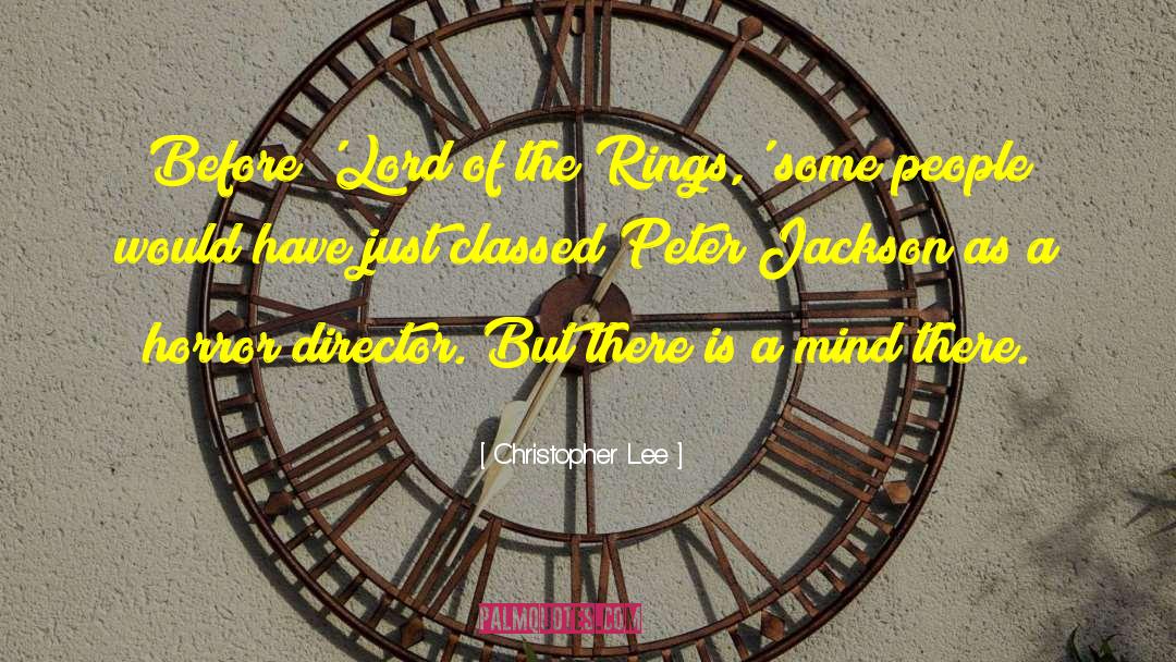 Clever Mind quotes by Christopher Lee
