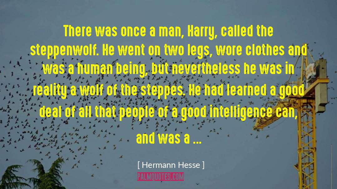 Clever Wolf quotes by Hermann Hesse
