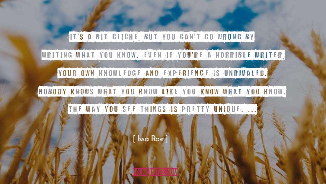 Cliche quotes by Issa Rae
