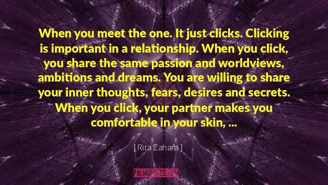 Clicks quotes by Rita Zahara