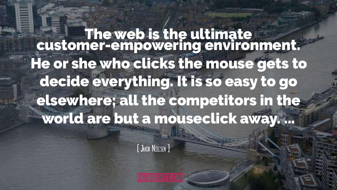 Clicks quotes by Jakob Nielsen