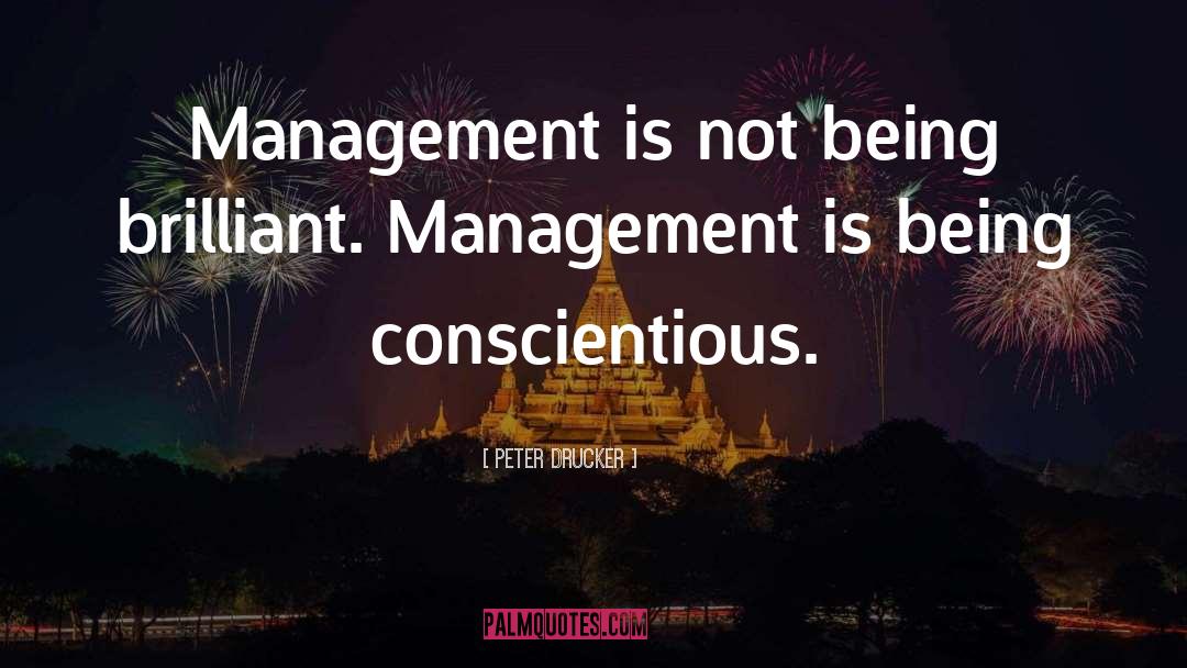 Client Management quotes by Peter Drucker