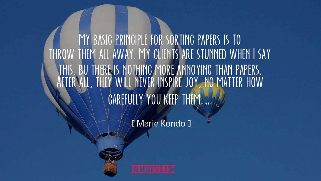 Clients quotes by Marie Kondo